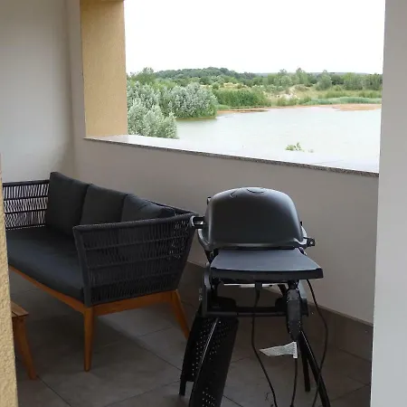 Apartment Feriendomizil Am Stoermthaler See, Lagovida, Leipziger Neuseenland, Grosspoesna, Privatstrand Grosspoesna