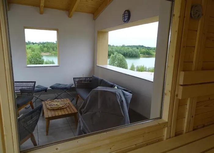 Feriendomizil Am Stoermthaler See, Lagovida, Leipziger Neuseenland, Grosspoesna, Privatstrand *