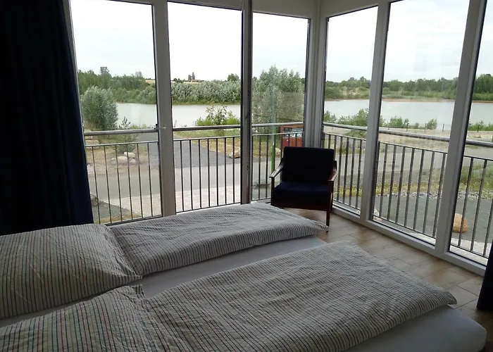 Feriendomizil Am Stoermthaler See, Lagovida, Leipziger Neuseenland, Grosspoesna, Privatstrand *