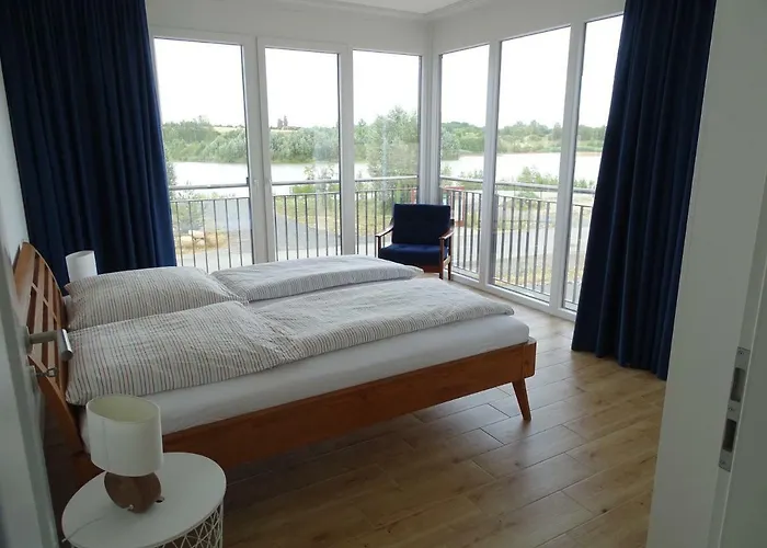 Feriendomizil Am Stoermthaler See, Lagovida, Leipziger Neuseenland, Grosspoesna, Privatstrand Appartement