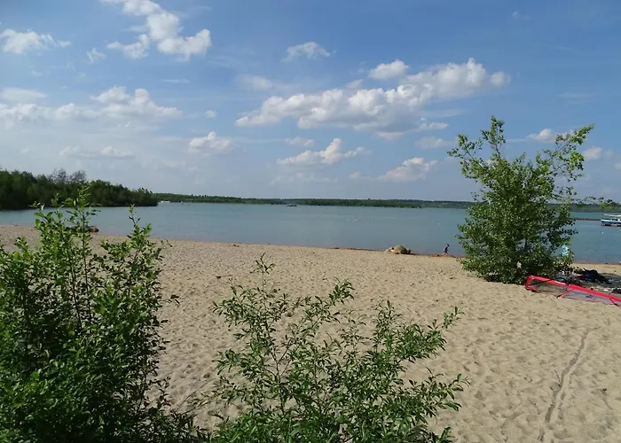 Feriendomizil Am Stoermthaler See, Lagovida, Leipziger Neuseenland, Grosspoesna, Privatstrand *