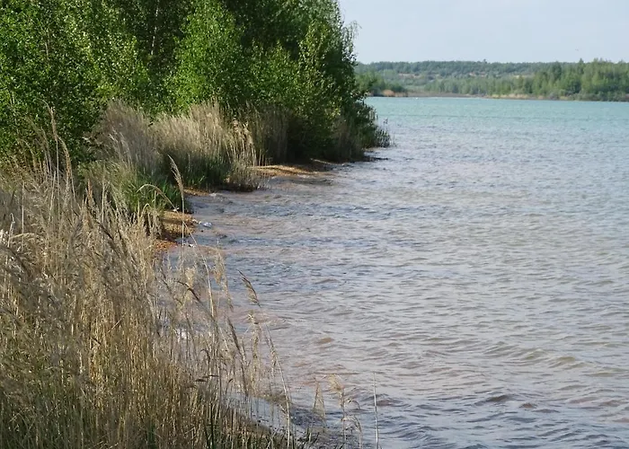 Feriendomizil Am Stoermthaler See, Lagovida, Leipziger Neuseenland, Grosspoesna, Privatstrand