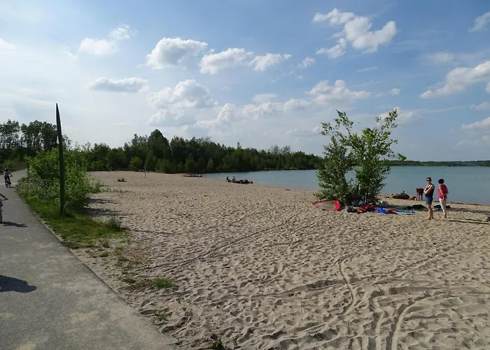 Feriendomizil Am Stoermthaler See, Lagovida, Leipziger Neuseenland, Grosspoesna, Privatstrand Appartement Grosspoesna